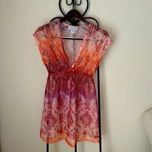 JORDAN TAYLOR MESH BATHING SUIT COVER UP